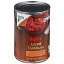 Hy-Vee Diced Tomatoes with Roasted Garlic & Onion