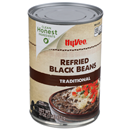 Hy-Vee Refried Black Beans, Traditional