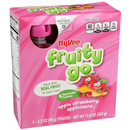 Hy-Vee Fruity Go Apple Strawberry Applesauce 4-3.2 oz Pouches