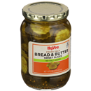 Hy-Vee No Salt Bread & Butter Sweet Pickle Slices