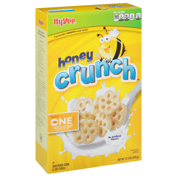 Hy Vee One Step Honey Crunch Cereal