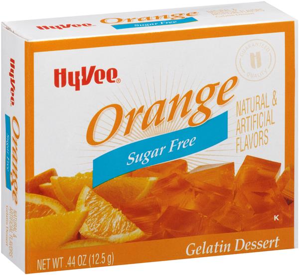 HyVee Sugar Free Orange Gelatin Dessert HyVee Aisles Online Grocery