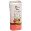 Hy-Vee SimplyLight Low Calorie Peach Iced Tea Drink Mix 6 Ct