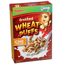 Hy-Vee One Step Frosted Wheat Puffs Cereal
