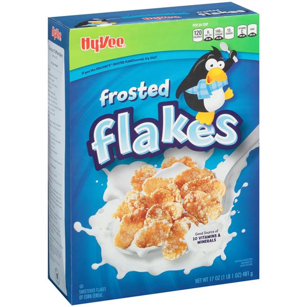 Hy-Vee Frosted Flakes Cereal | Hy-Vee Aisles Online Grocery Shopping