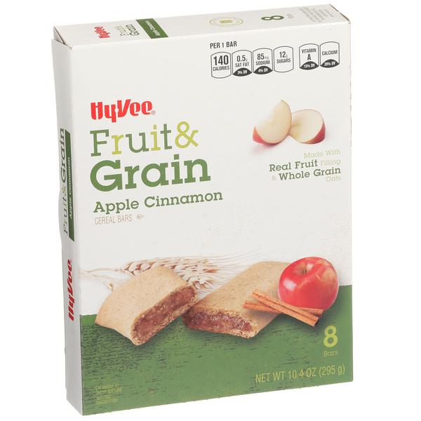 Hy-Vee Fruit & Grain Apple Cinnamon Cereal Bars | Fig App