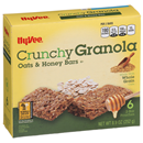 Hy-Vee Crunchy Oats & Honey Granola Bars 6Ct