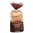 Hy-Vee Pre-Sliced 100% Whole Wheat English Muffins 6 ct Bag