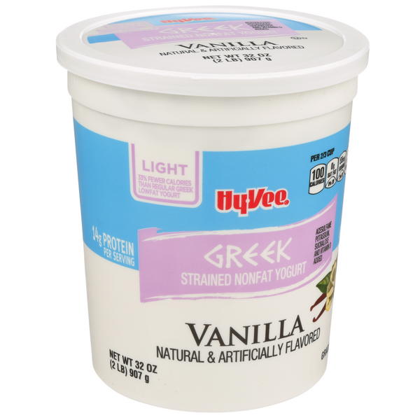 Greek 100, Vanilla Flavor Yogurt