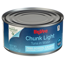 Hy-Vee Chunk Light Tuna In Water Free-School Caught