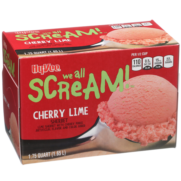 Hy-Vee We All Scream Cherry Lime Sherbet | Hy-Vee Aisles