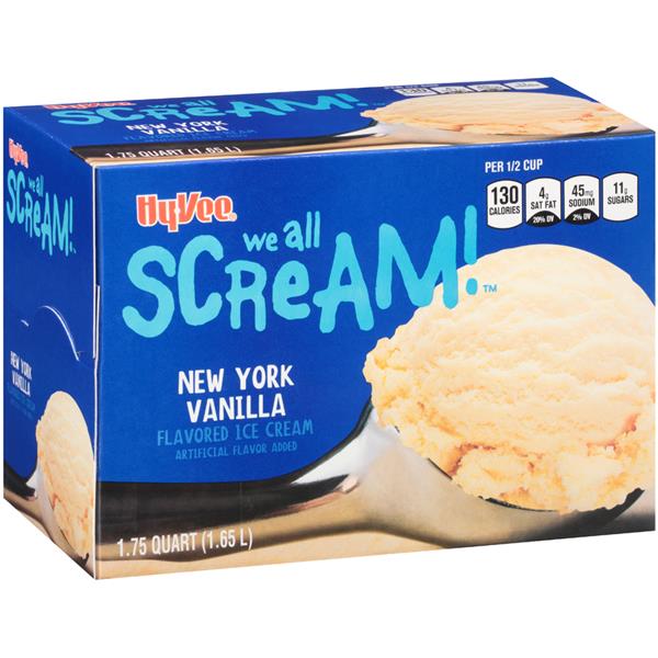 HyVee New York Vanilla Flavored Ice Cream HyVee Aisles Online