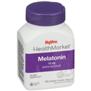 Hy-Vee HealthMarket Melatonin 10 mg Dietary Supplement Tablets
