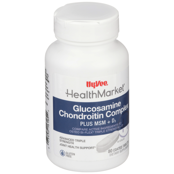 HyVee Healthmarket Triple Strength + D3 Glucosamine Chondroitin