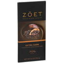 Zöet Extra Dark Chocolate with Cocoa Nibs 70% Cacao