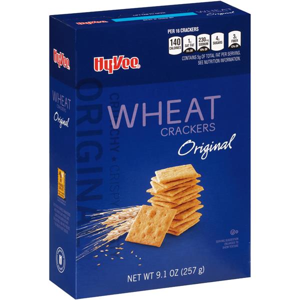 HyVee Wheat Crackers Original HyVee Aisles Online Grocery Shopping