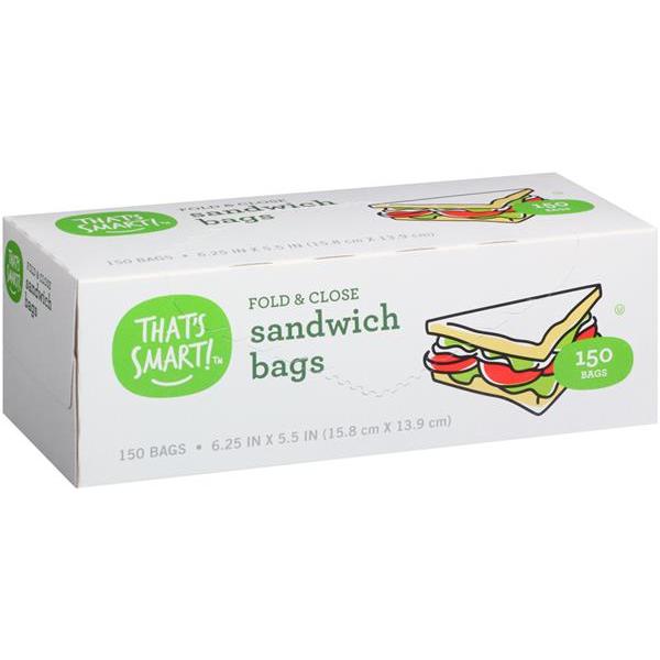 That's Smart! Fold & Close Sandwich Bags