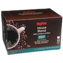 Hy-Vee House Blend Coffee Single Serve Cups 12-0.42 oz ea.