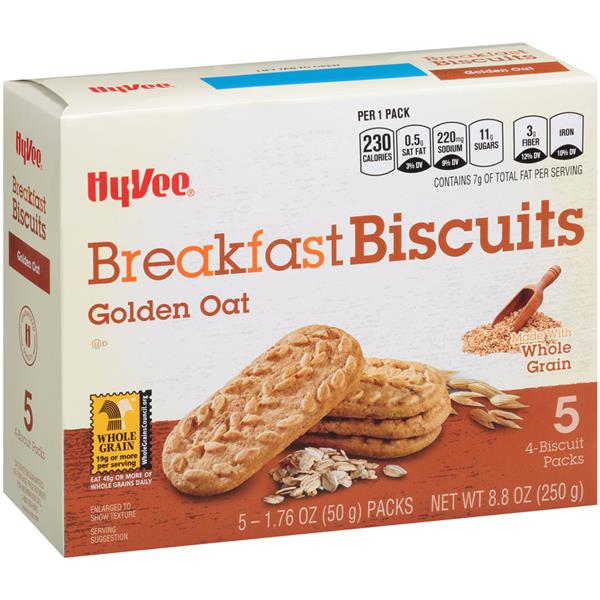 HyVee Breakfast Biscuits Golden Oat HyVee Aisles Online Grocery