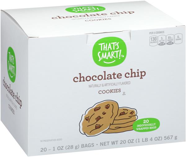 That's Smart! Chocolate Chip Cookies 20Ct | Hy-Vee Aisles Online ...