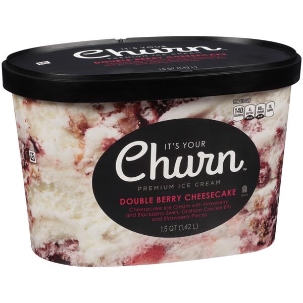 It’s Your Churn Double Berry Cheesecake Premium Ice Cream HyVee