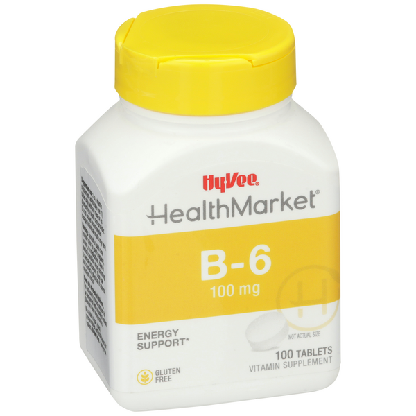 Luidruchtig Voorstel Onderzoek Hy-Vee HealthMarket Vitamin B6 100mg Tablets | Hy-Vee Aisles Online Grocery  Shopping