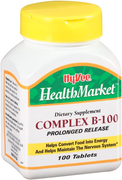 Hy-Vee HealthMarket Complex B-100 Tablets | Hy-Vee Aisles Online ...