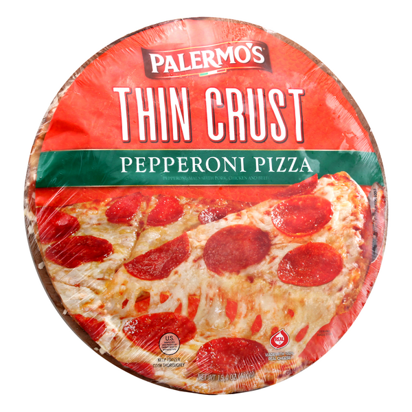 Palermos Thin Crust Pepperoni Pizza Hy Vee Aisles Online Grocery