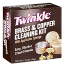 Twinkle Brass & Copper Cleaning Kit, With Sponge