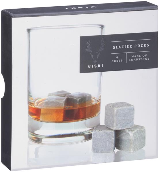 Viski Large Glacier Rocks Soapstone Cubes