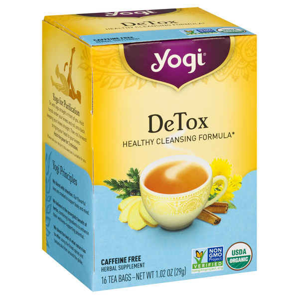 Ceai Detox 17 plicuri, Yogi Tea : Farmacia Tei online