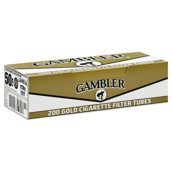 Gambler Gold Cigarette Filter Tubes