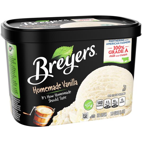 Breyers Homemade Vanilla Ice Cream | Hy-Vee Aisles Online Grocery Shopping