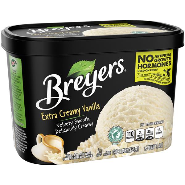 breyers vanilla fudge swirl ice cream