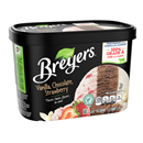 Breyers Vanilla, Chocolate, Strawberry Ice Cream