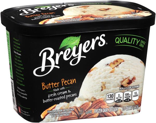 breyers sugar free butter pecan ice cream