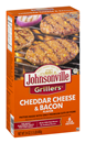 Johnsonville Grillers Cheddar Bacon Brat Patties 6 Count