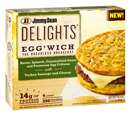 Jimmy Dean Delights Eggwich Bacon Spinach Turkey 4Ct