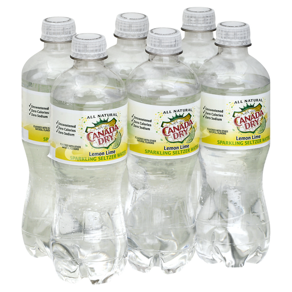 Canada Dry Sparkling Seltzer Water Lemon Lime 6Pk | Hy-Vee Aisles