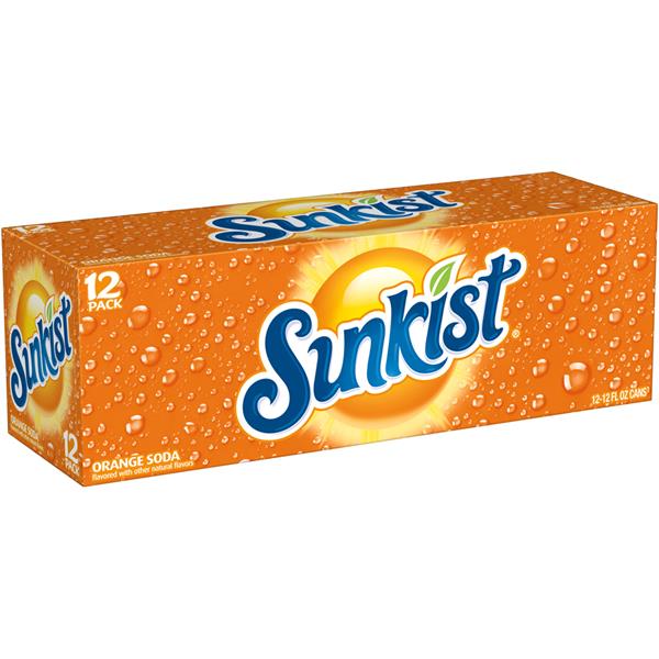 Sunkist Orange Soda 12 Pack | Hy-Vee Aisles Online Grocery Shopping