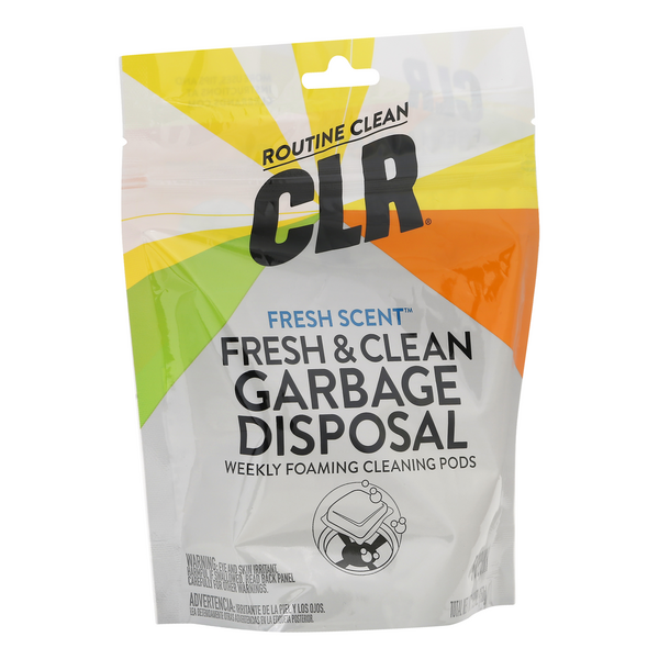 CLR Garbage Disposal Foaming Cleaner + Freshener, Clean Scent 5Ct Hy