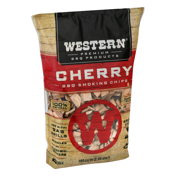 180 cu in Western Premium BBQ Products Hickory BBQ Smoking Chips 
