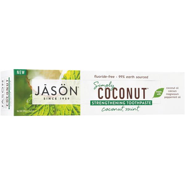 jason simply coconut strengthening toothpaste