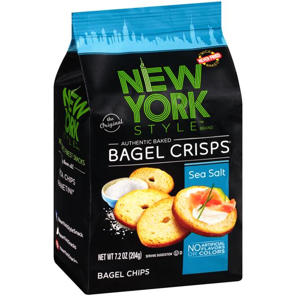 New York Style Sea Salt Bagel Crisps | Hy-Vee Aisles Online Grocery