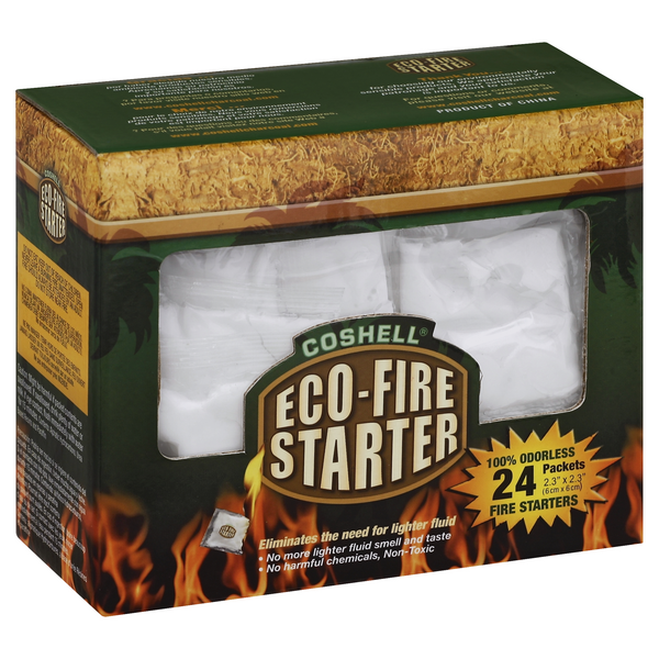Coshell Eco-Fire Starters 24 ea | Hy-Vee Aisles Online Grocery Shopping