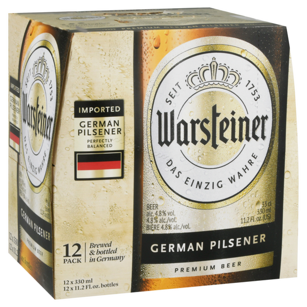 Warsteiner Premium German Pilsener 12 Pack | Hy-Vee Aisles Online ...