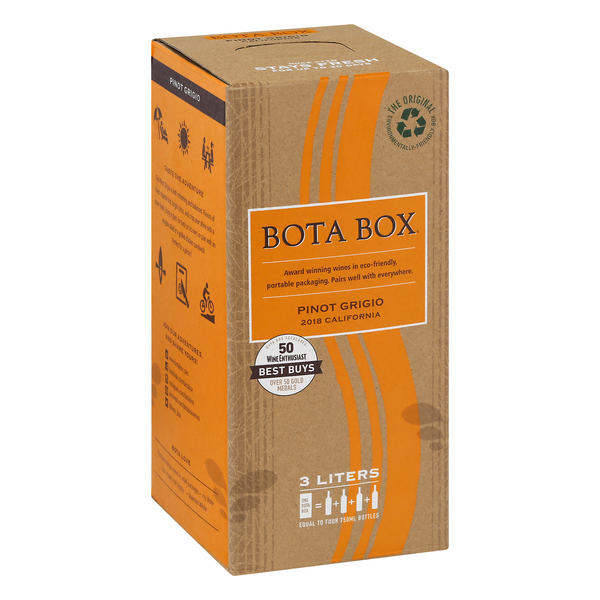 bota box pinot grigio calories