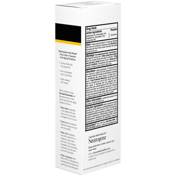 neutrogena age shield face spf 110 ingredients