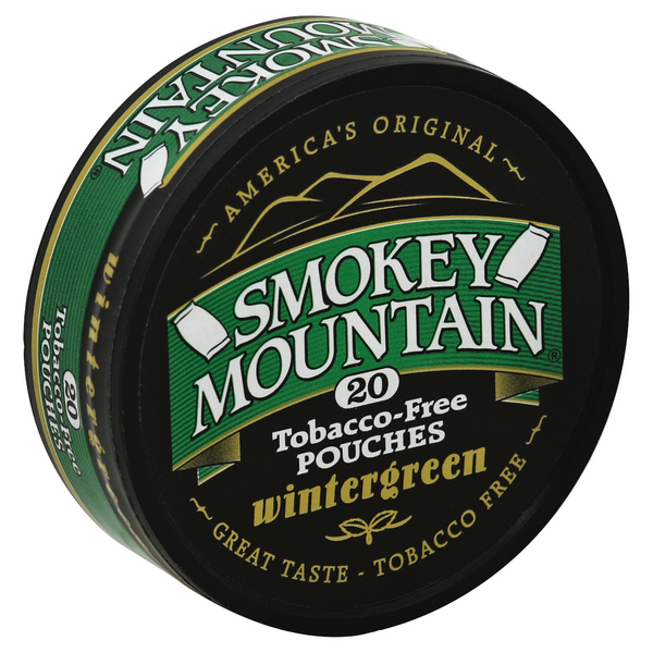 Smokey Mountain Wintergreen Tobacco-Free Pouches 20Ct | Hy
