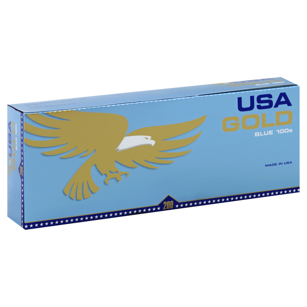 usa gold cigarettes where to buy USA Gold Cigarettes, Blue 100's